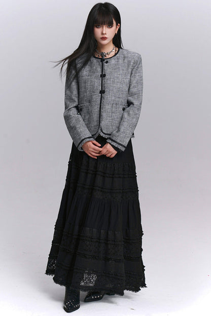 Good-Looking Gray Fragrant Jacket