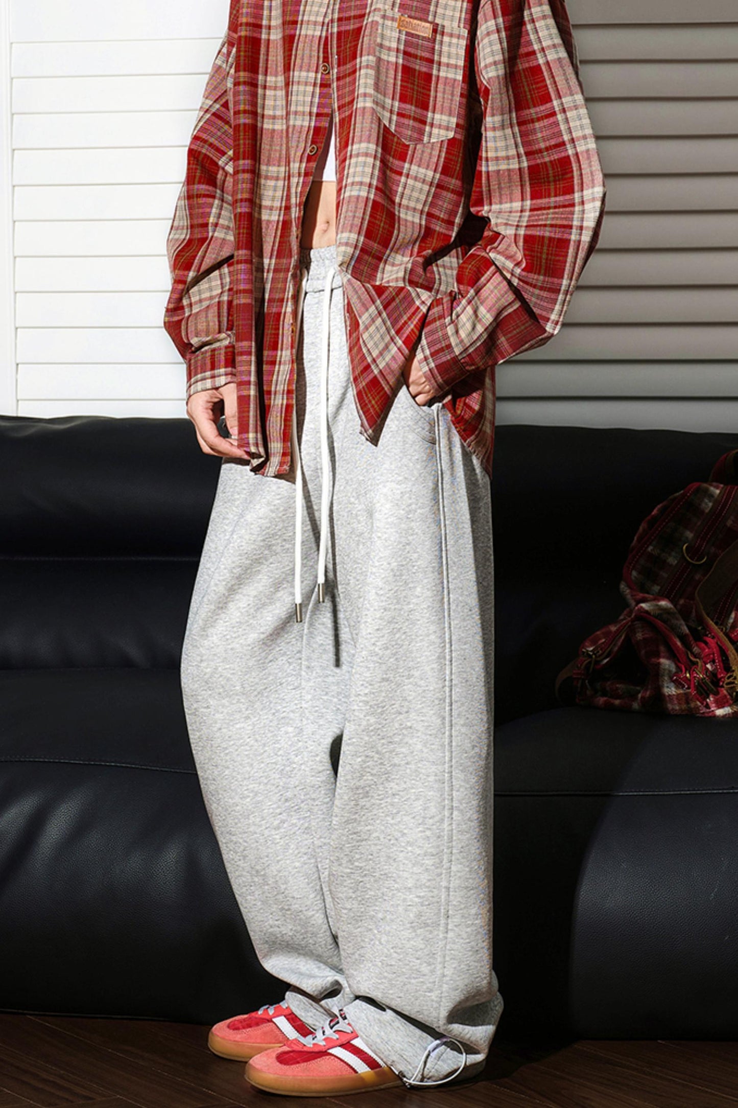 Spring Wide-Leg Casual Sweatpants