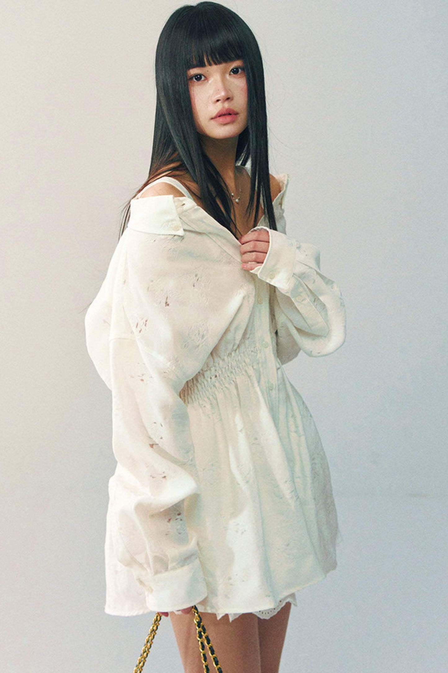 Off-Shoulder Lace Dress