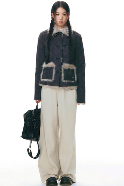 Integrated Lapel Winter Cotton Jacket