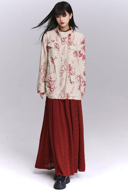 Temperament Linen Trench Coat