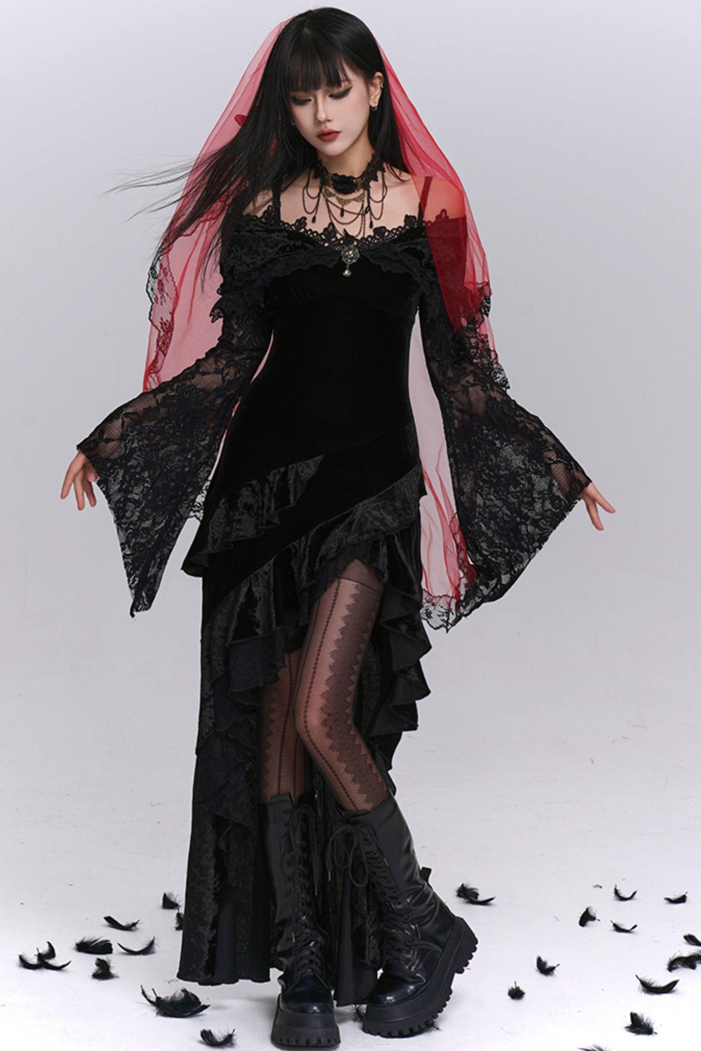 One-Shoulder Camisole Dress