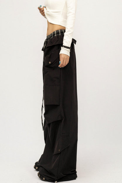 Retro Black Lace Pants