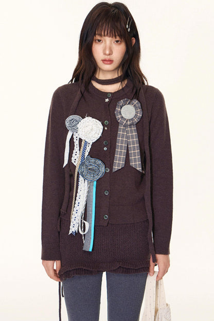 Autumn Lace-Up Short Skirt