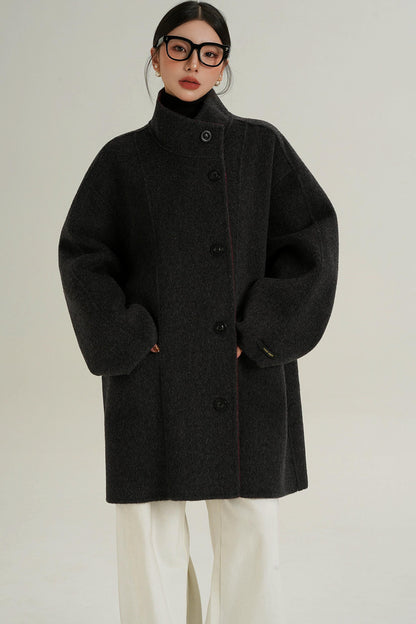 High-End Double-Sided Mid-Length Coat