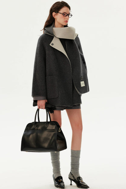 Gray Tweed Coat