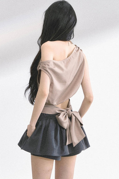 Manta Love Letter Shoulder Top