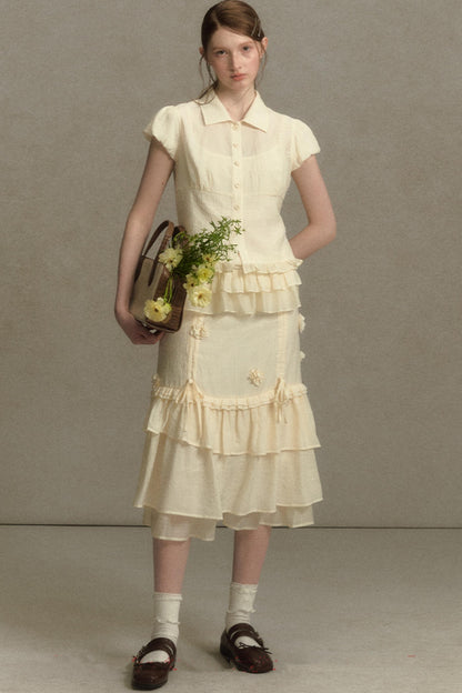 Ruffled Summer Shirt