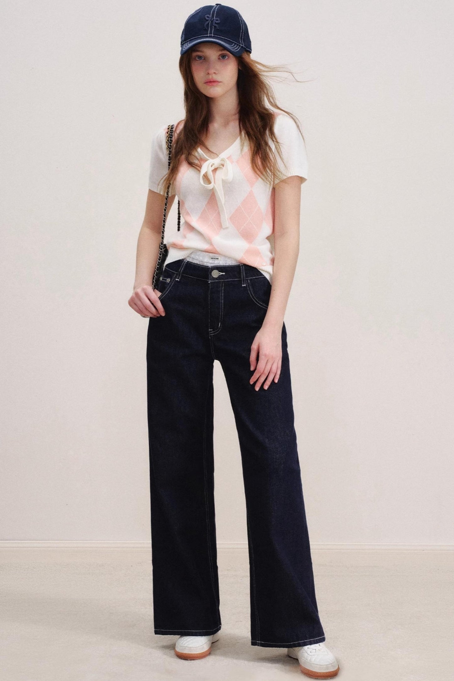 Romantic Lace Wide-Leg Jeans