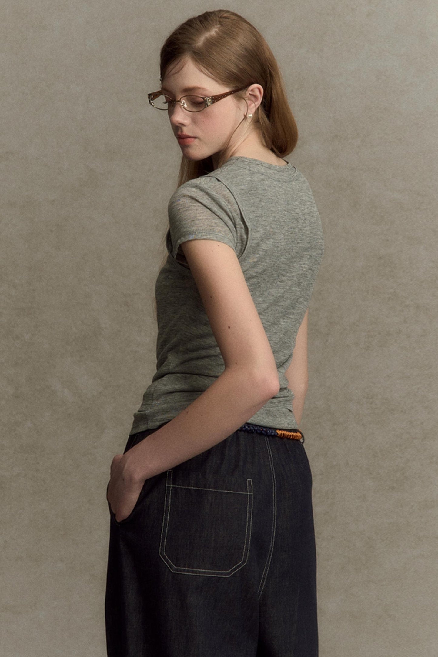 Slim Round Graphic Tee