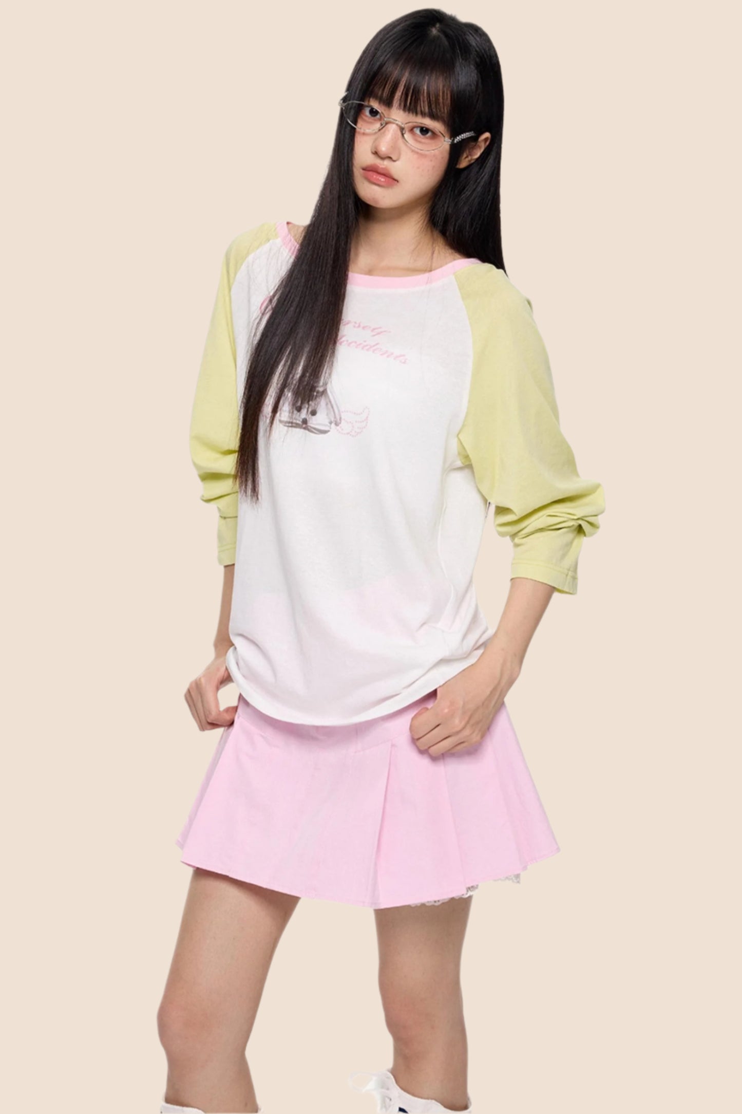 Color Block Sun Protection Smock Top