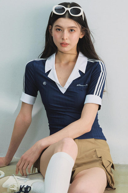 Jennie Navy Tee