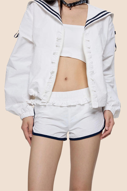 Ruffle Collar Sunscreen Set-Up