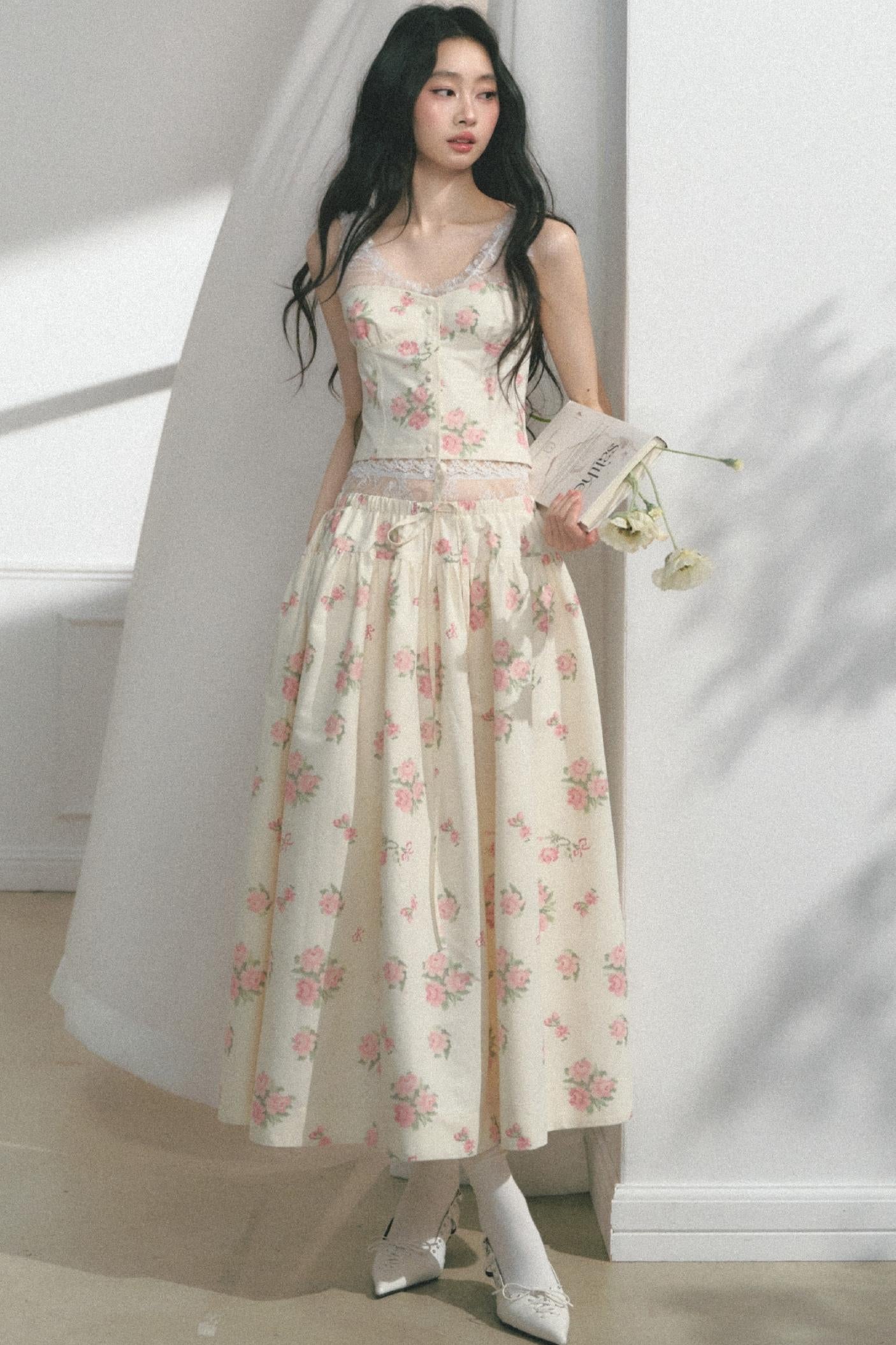 Fit Lace Detail Strap Top