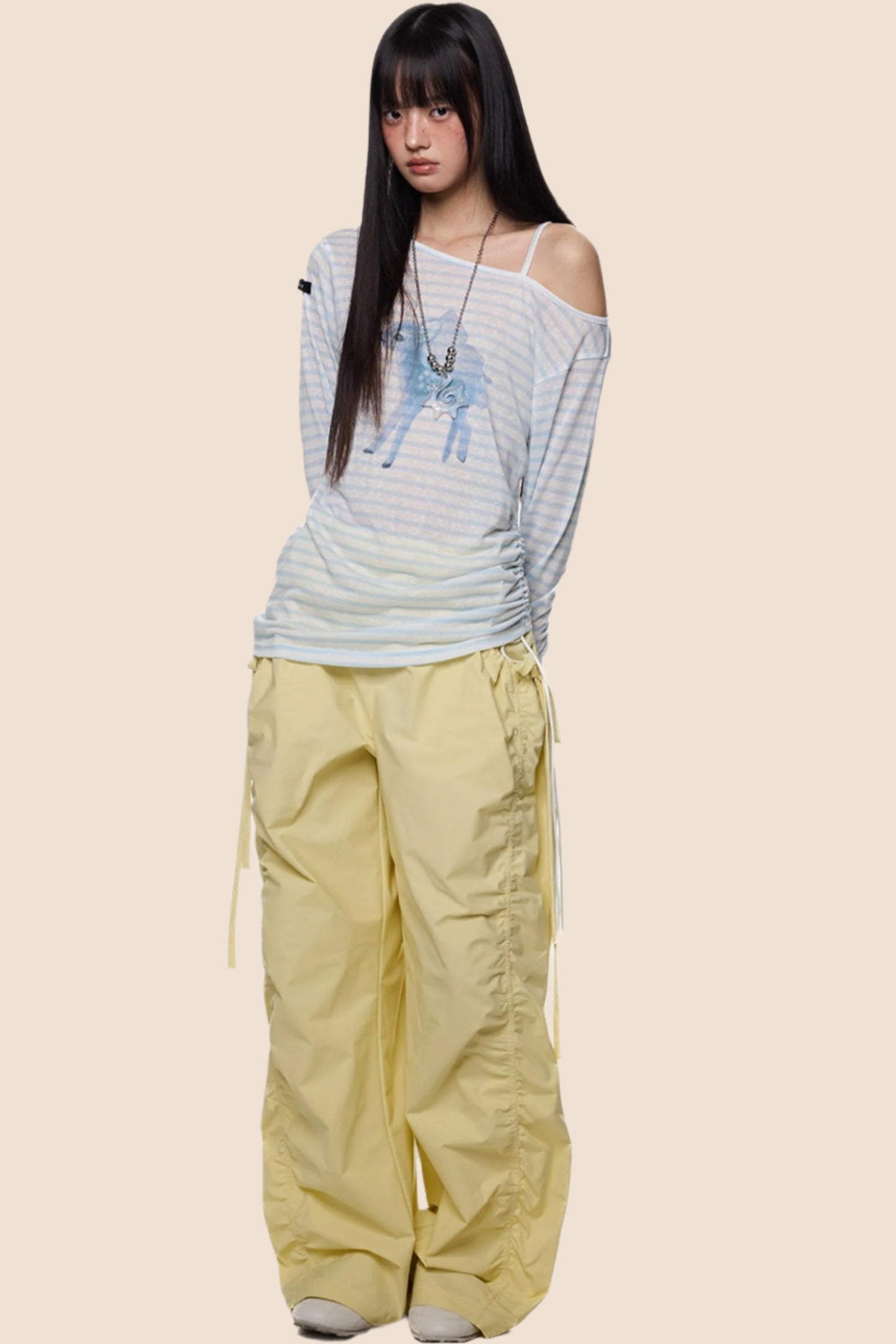 Slant Shoulder Sunscreen Tee