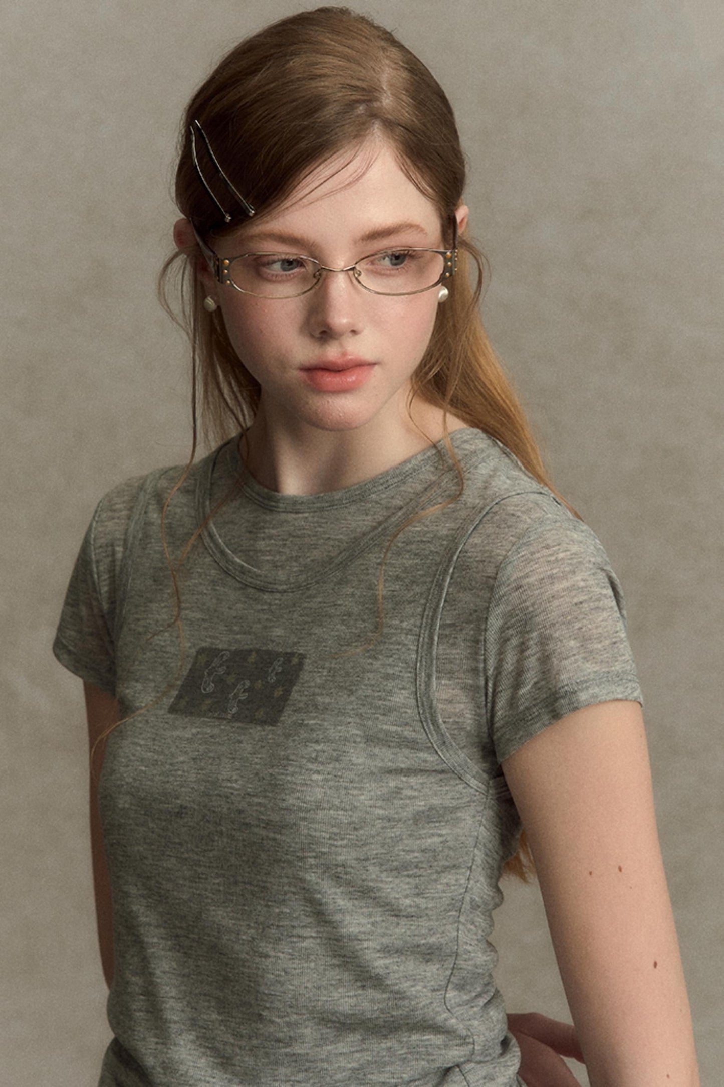 Slim Round Graphic Tee