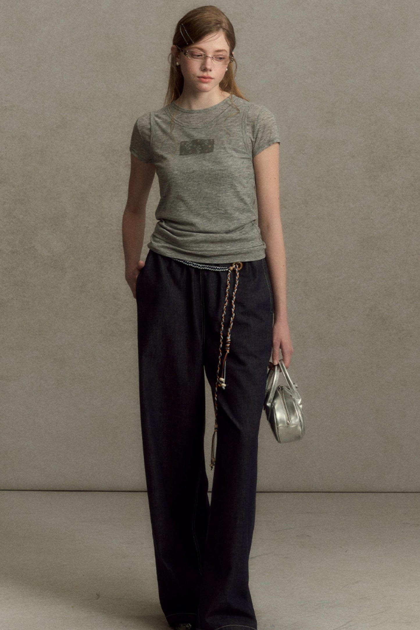 Slim Round Graphic Tee