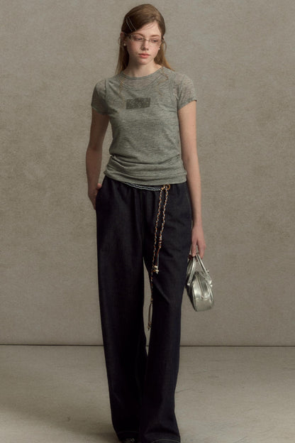 Slim Round Graphic Tee