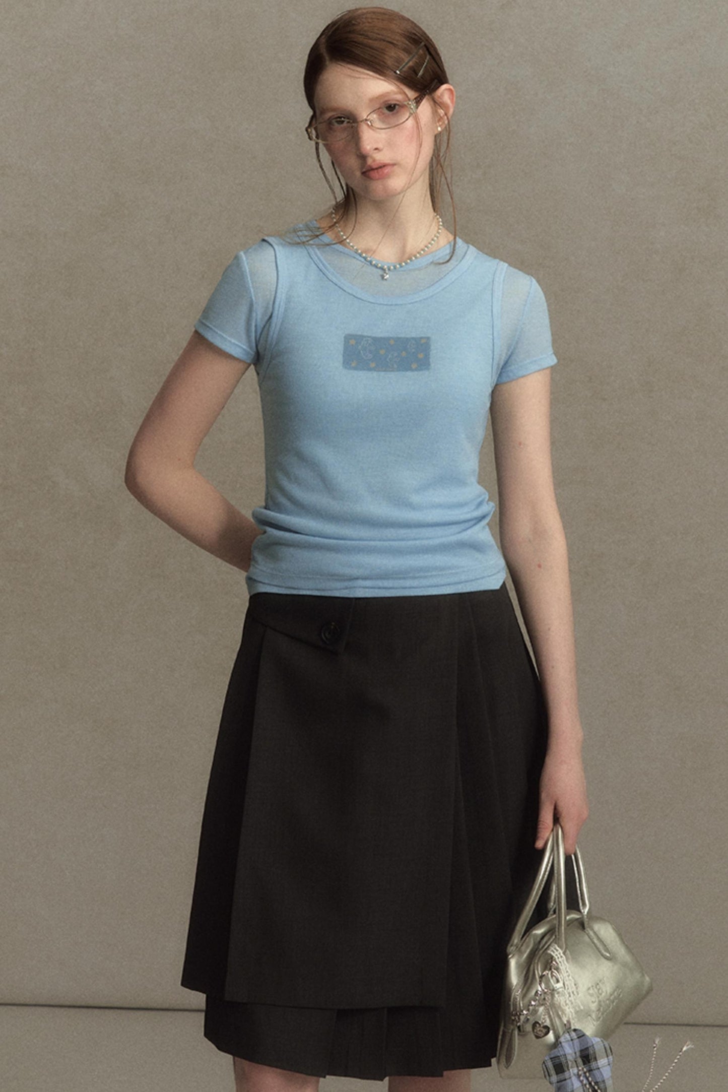 Slim Round Graphic Tee