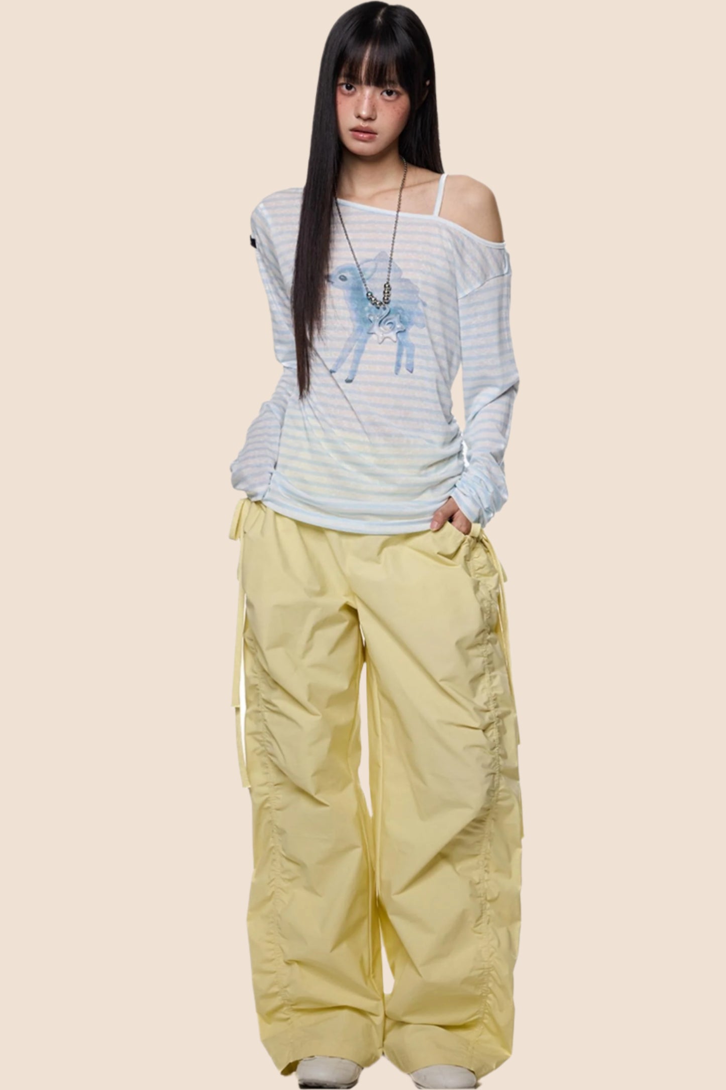 Slant Shoulder Sunscreen Tee