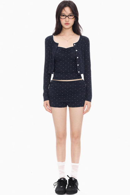 Lace Camisole & Shorts Set-Up