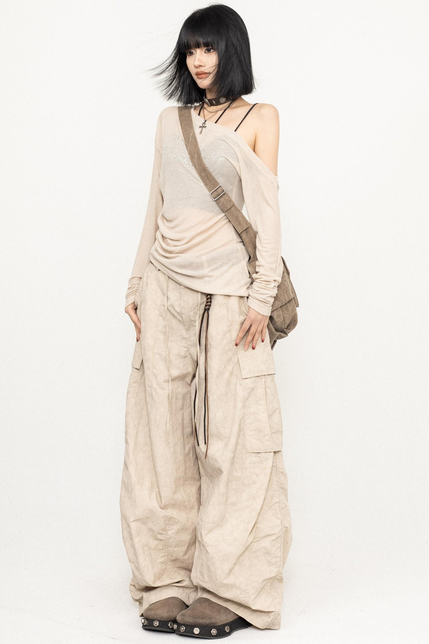 Slim Fit Black Off-Shoulder Blouse