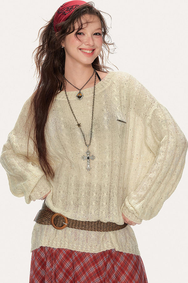 Sweet Lazy Thin Sweater