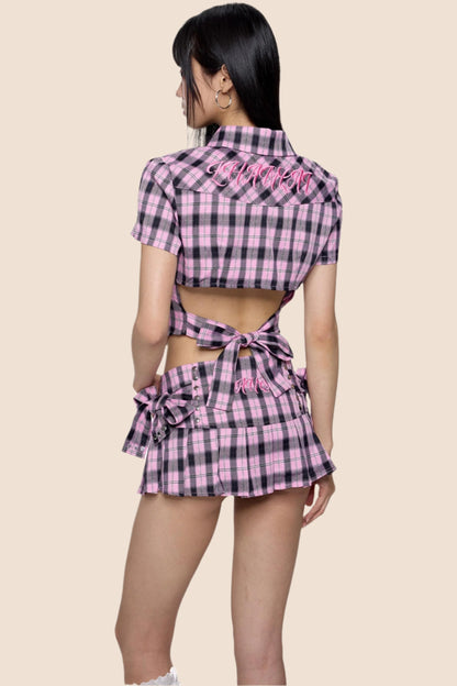 Summer Chic Plaid Set
