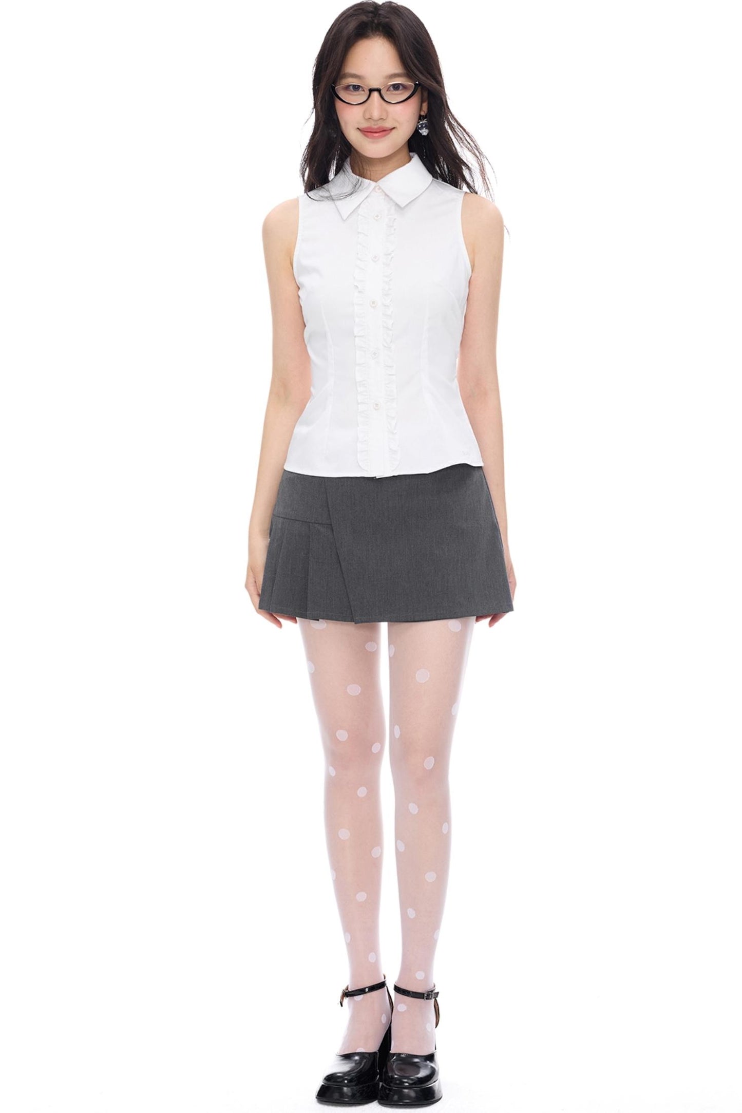 Two-Tone Lace Tank Top