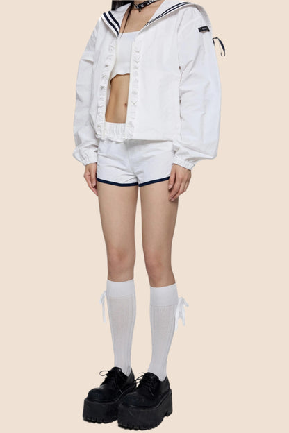 Ruffle Collar Sunscreen Set-Up