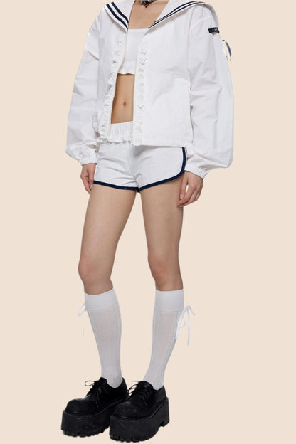 Ruffle Collar Sunscreen Set-Up