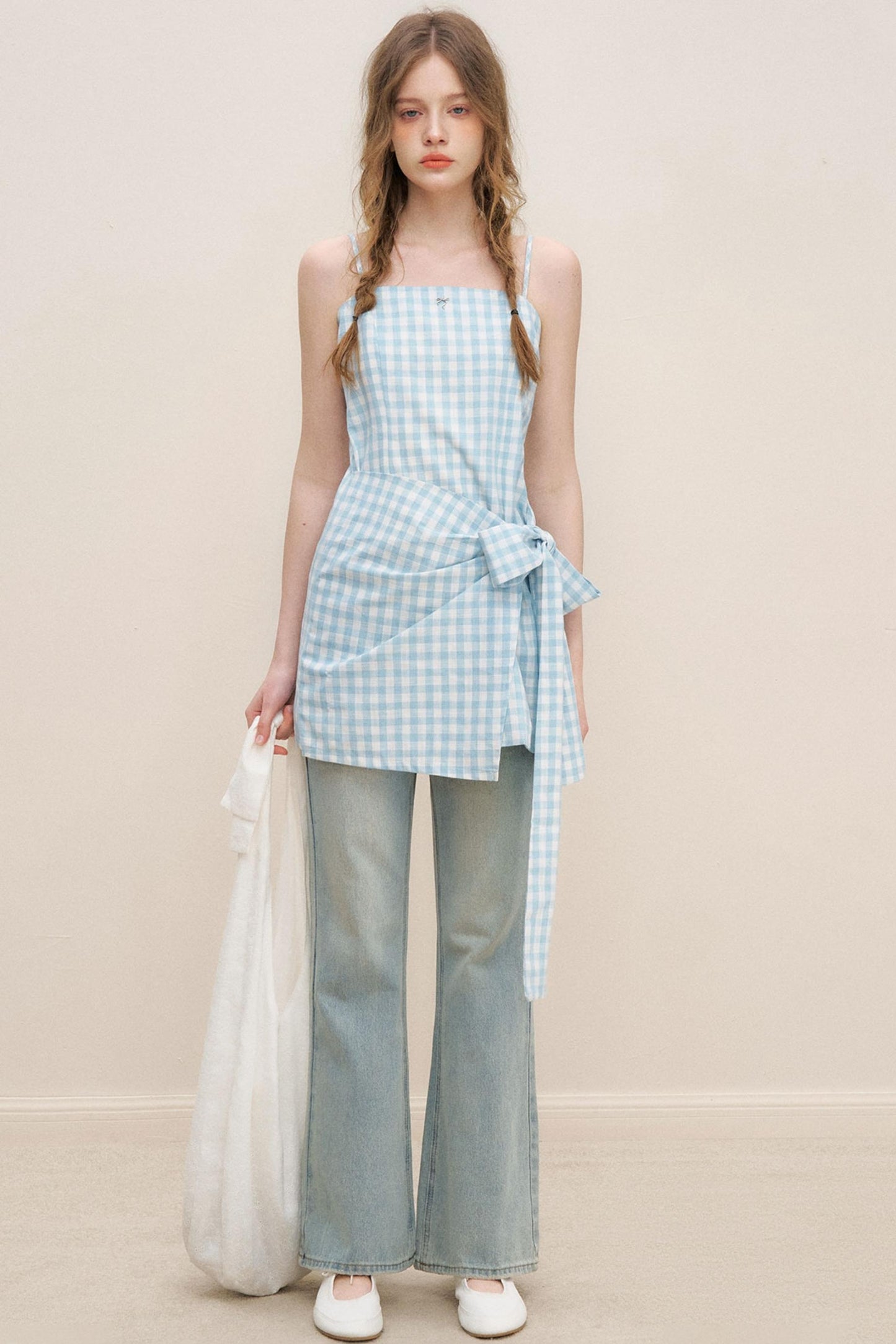 French Lace Flare Jeans