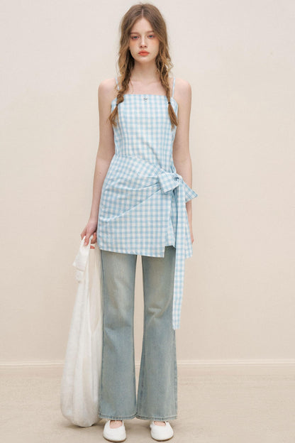 French Lace Flare Jeans