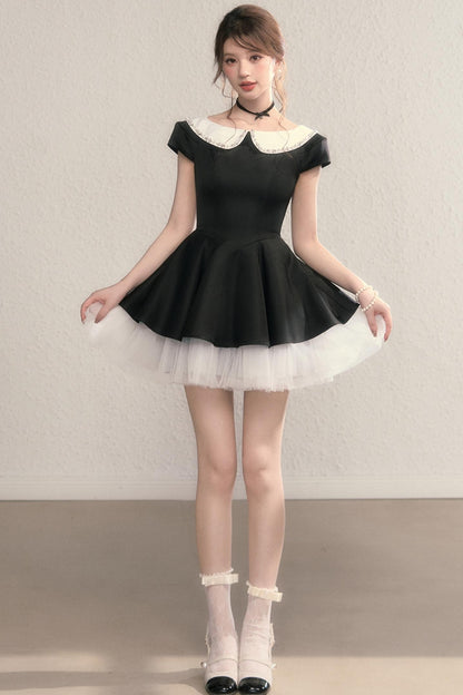 Blue Madeleine A-Line Princess Dress