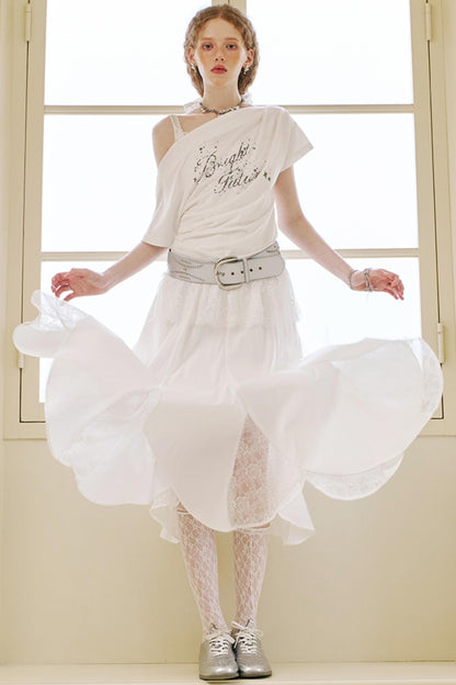 Summer Lace Fishtail Skirt