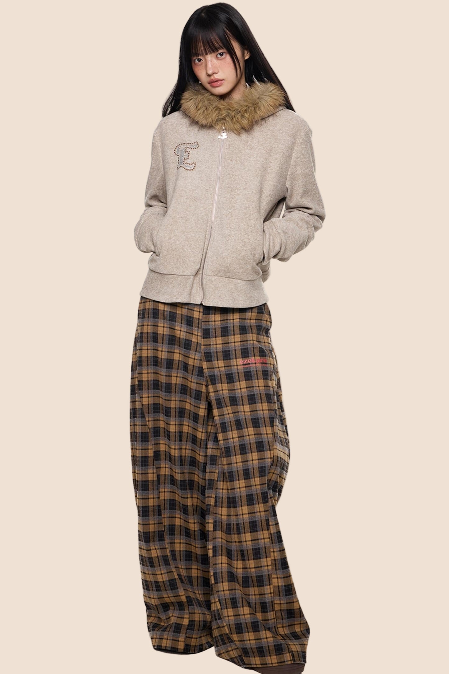 Autumn Fur Hooded Cardigan Jacket