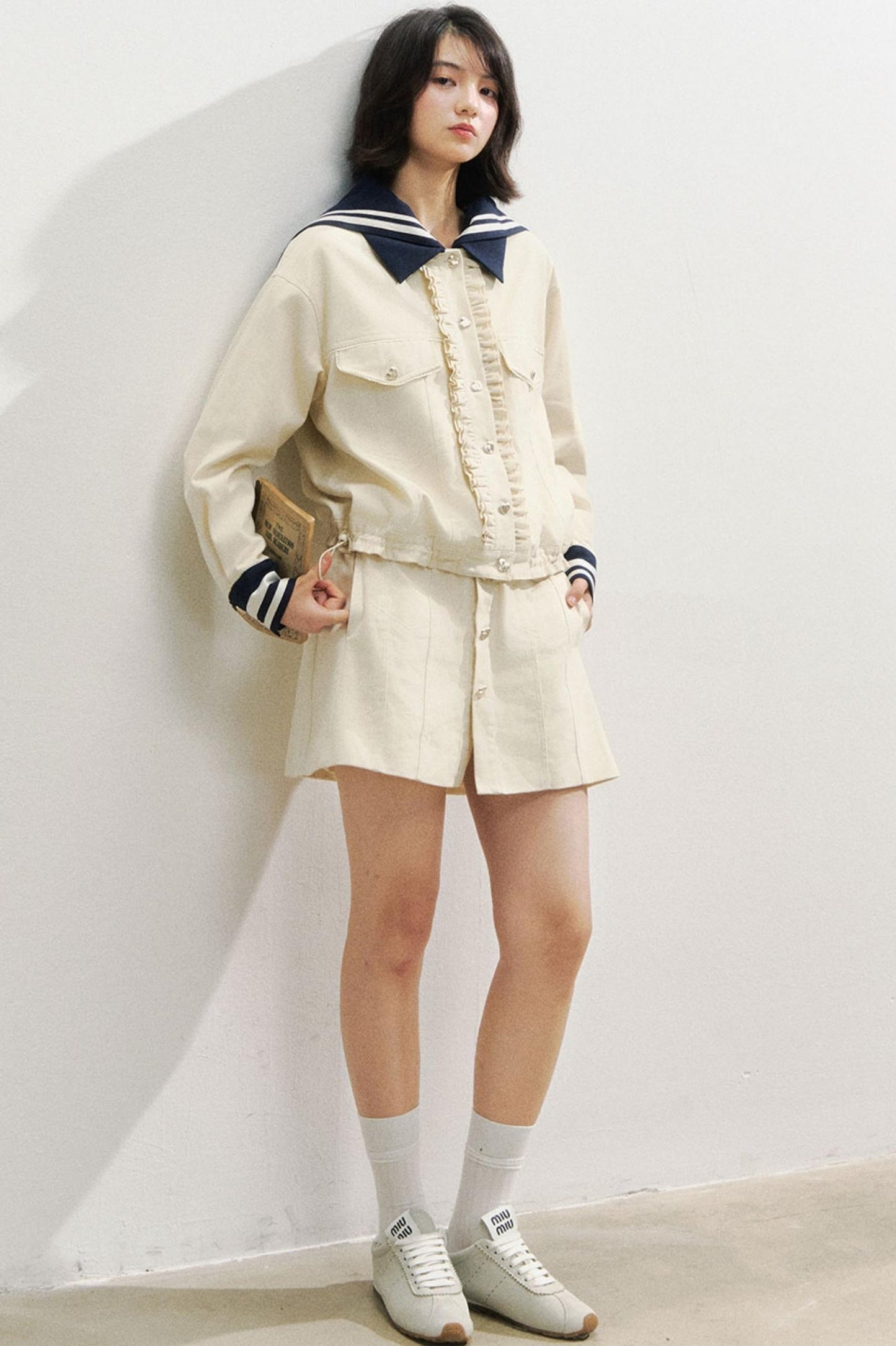 Navy Fashioned Jacket Set-Up