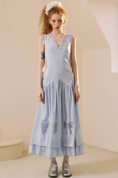 Elegant V-Neck Lace Dress