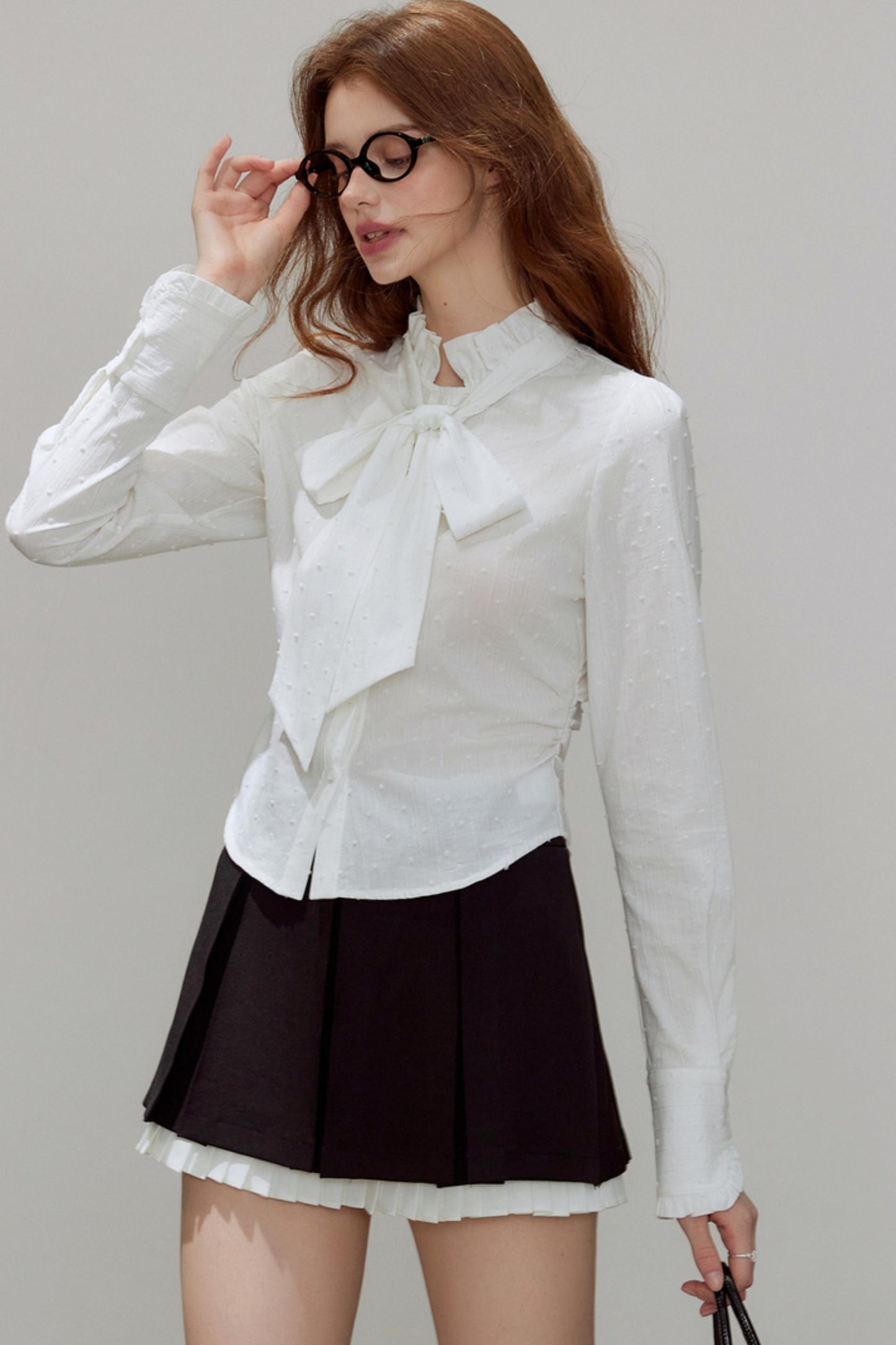 Autumn Pleated A-Line Skirt