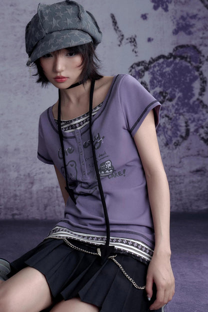 High Rise Curve Skirt