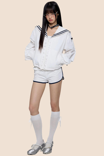 Ruffle Collar Sunscreen Set-Up