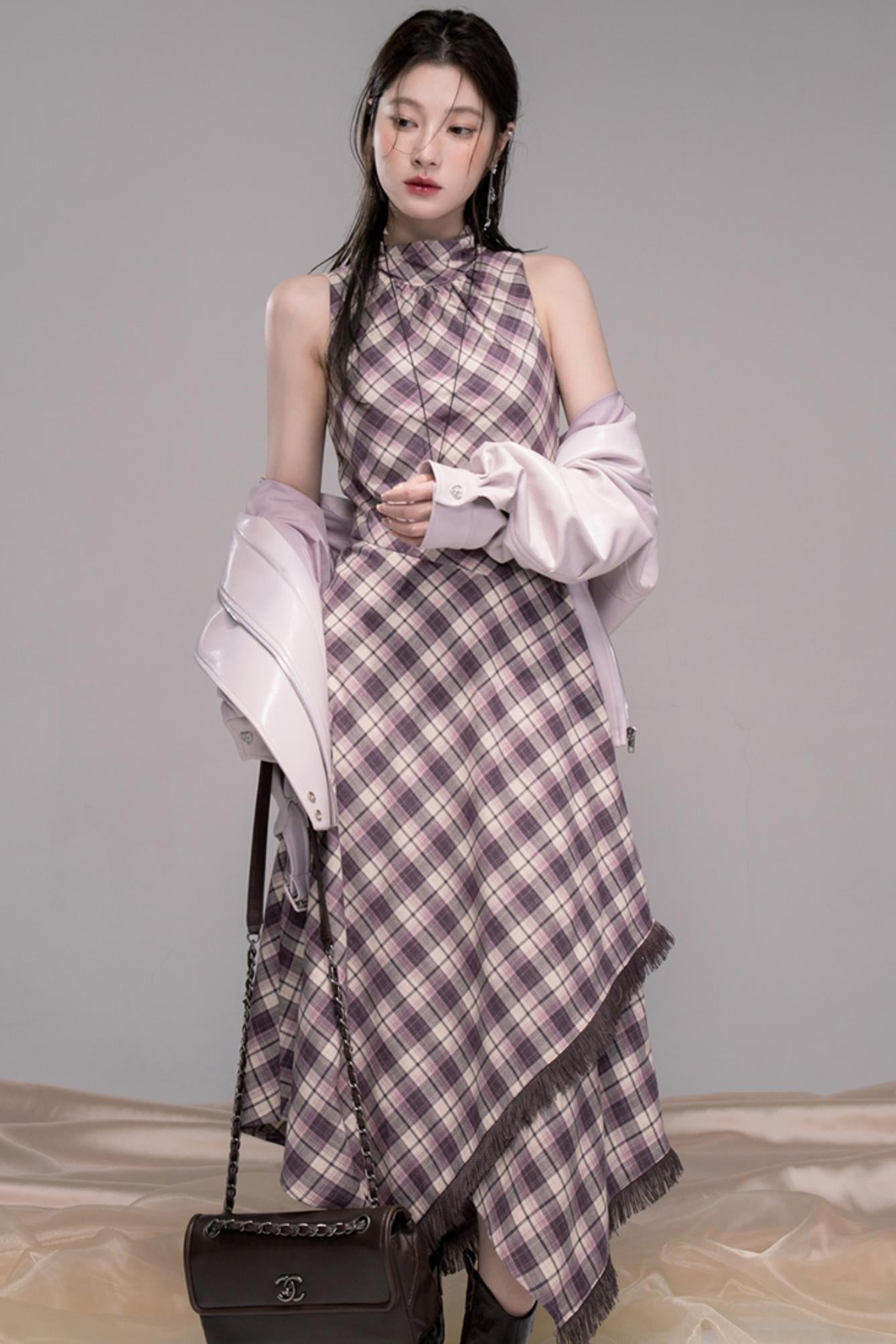 Rio Purple Leather Jacket