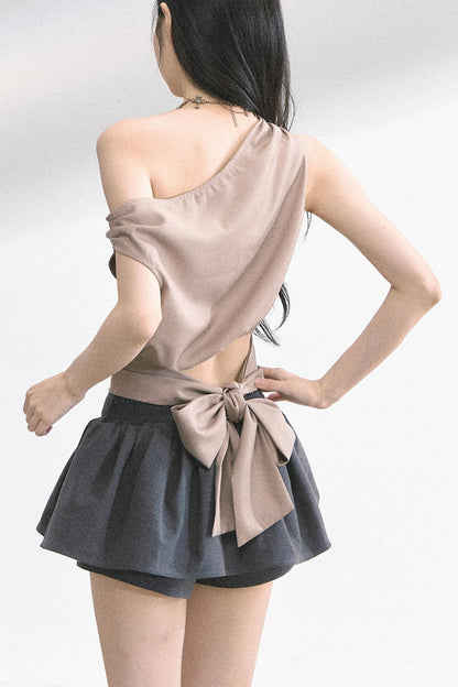 Manta Love Letter Shoulder Top