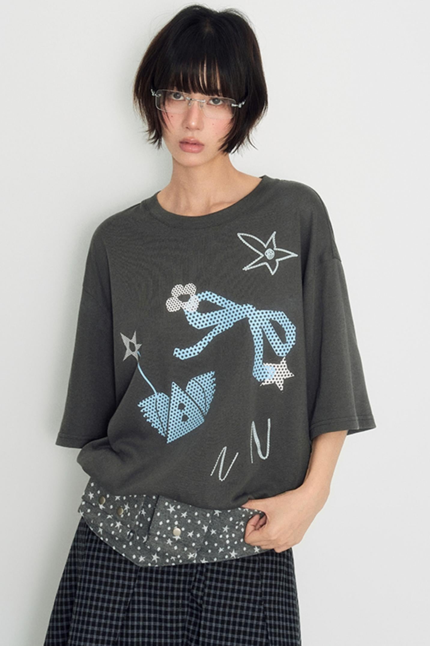 Diamond Crew Neck T-Shirt