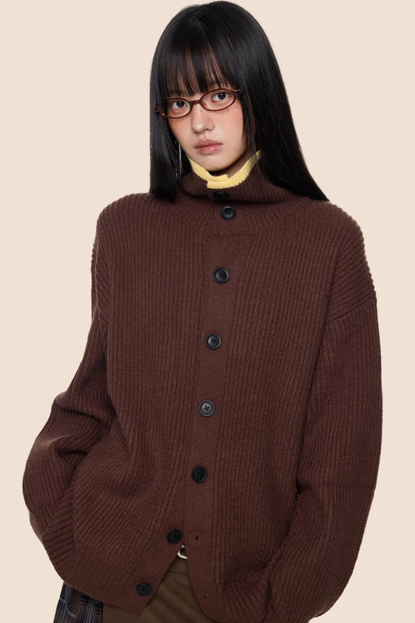 Vintage Stripe Knitted Cardigan