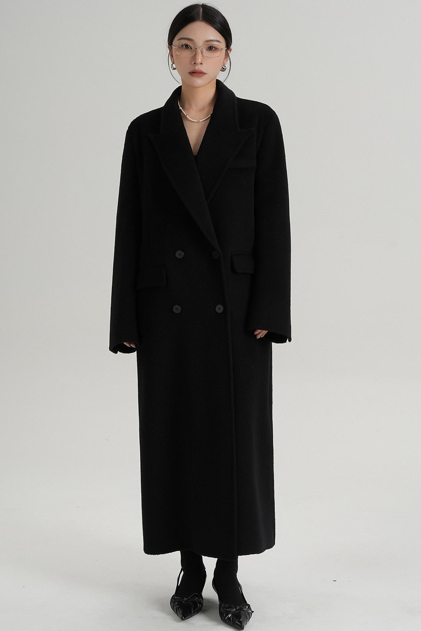 Straight Wool Coat