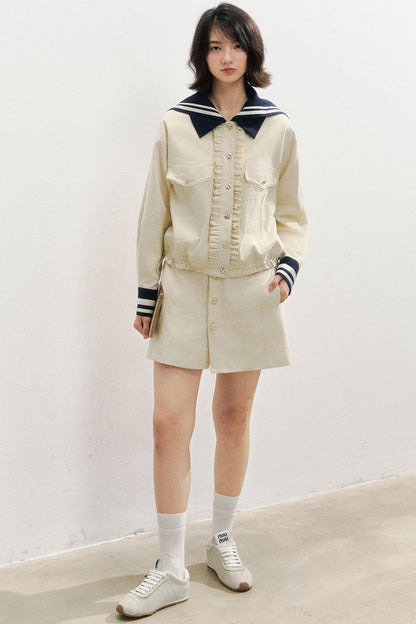 Navy Fashioned Jacket Set-Up