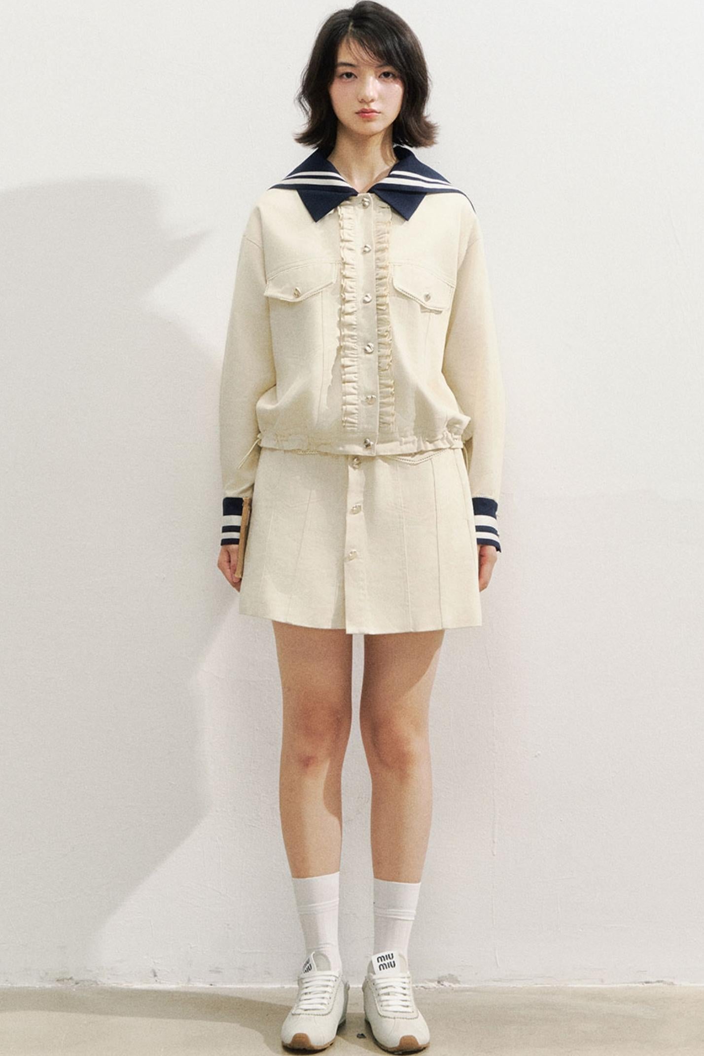 Navy Fashioned Jacket Set-Up