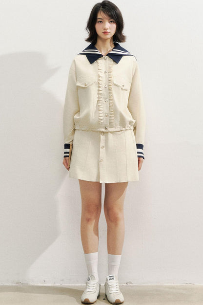 Navy Fashioned Jacket Set-Up