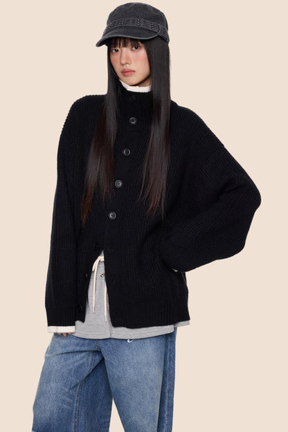 Vintage Stripe Knitted Cardigan